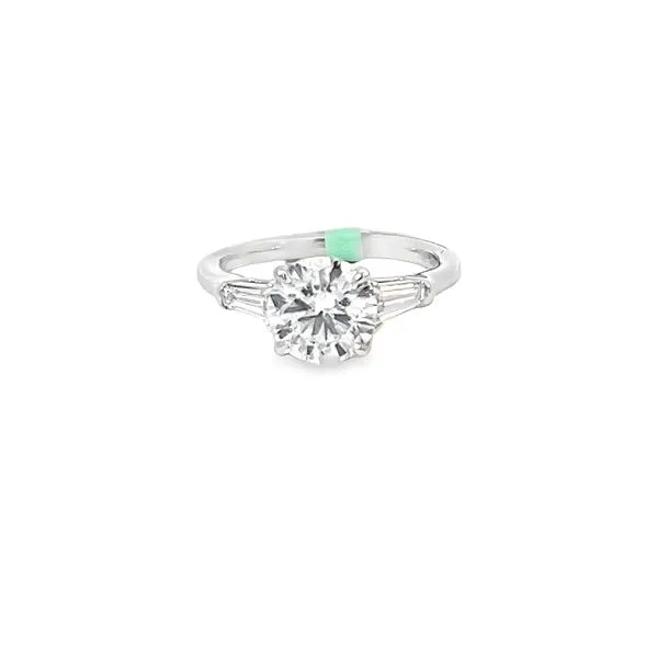 14Kt White Gold Lab Grown Diamond Engagement Ring Tipton's Fine Jewelry Lawton, OK