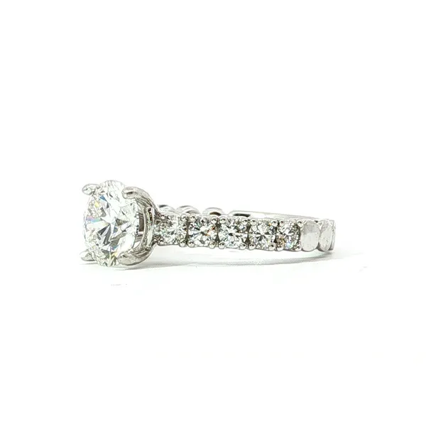 14Kt White Gold Lab Grown Diamond Engagement Ring Image 2 Tipton's Fine Jewelry Lawton, OK