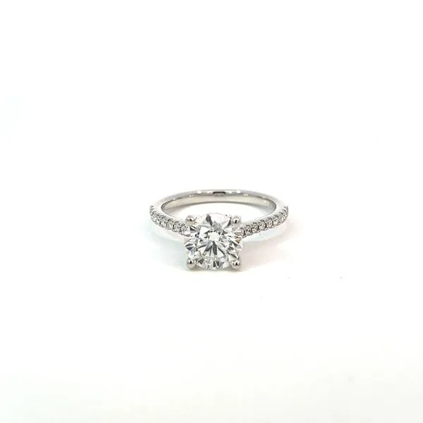 14Kt White Gold Lab Grown Diamond Engagement Ring Tipton's Fine Jewelry Lawton, OK