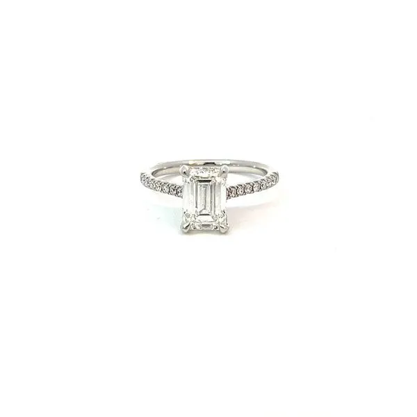 14K White Gold Lab Grown Diamond Engagement Ring Tipton's Fine Jewelry Lawton, OK