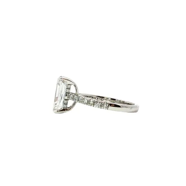 14K White Gold Lab Grown Diamond Engagement Ring Image 2 Tipton's Fine Jewelry Lawton, OK