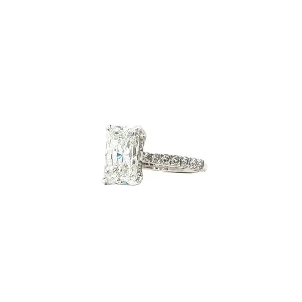 14K White Gold Lab Grown Diamond Engagement Ring Tipton's Fine Jewelry Lawton, OK