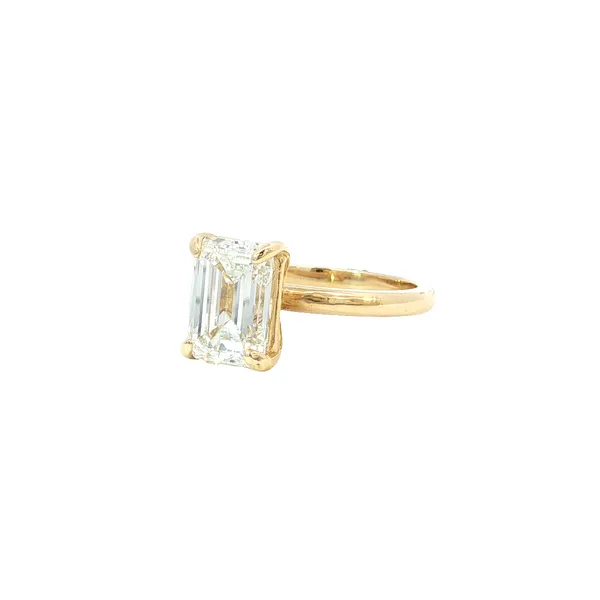 14Kt Yellow Gold Lab Grown Diamond Engagement Ring Image 2 Tipton's Fine Jewelry Lawton, OK