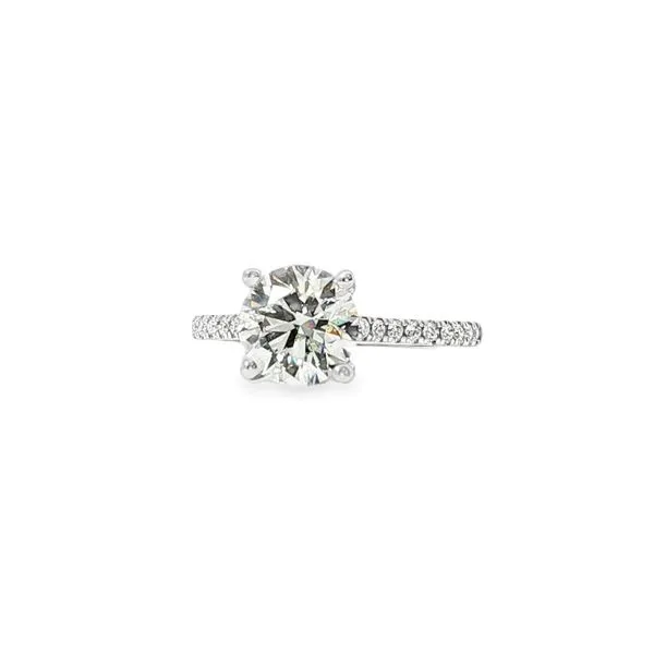 14Kt White Gold Lab Grown Diamond Engagement Ring Image 2 Tipton's Fine Jewelry Lawton, OK