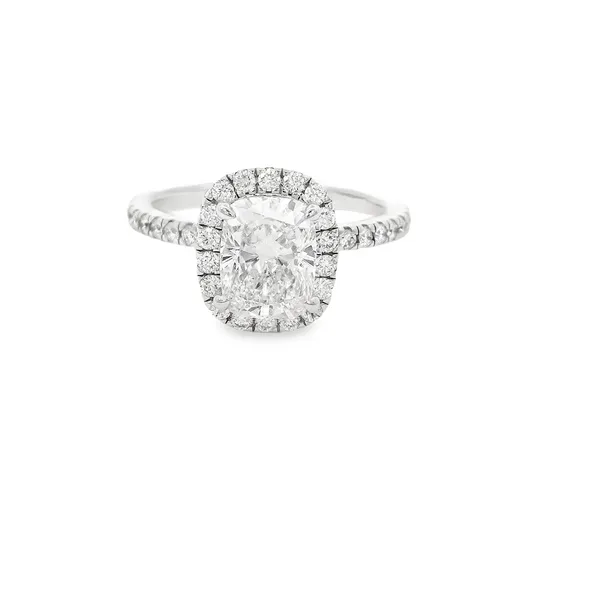 18Kt White Gold Lab Grown Diamond Engagement Ring Tipton's Fine Jewelry Lawton, OK