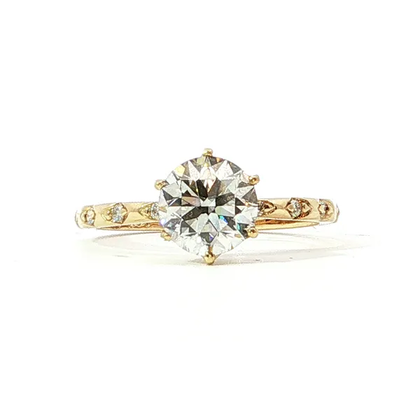 14Kt Yellow Gold Lab Grown Diamond Engagement Ring Tipton's Fine Jewelry Lawton, OK