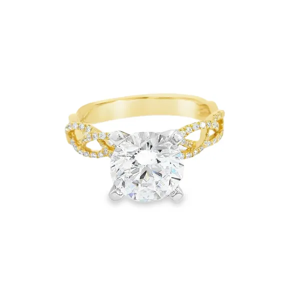 14Kt Yellow Gold Lab Grown Diamond Engagement Ring Tipton's Fine Jewelry Lawton, OK