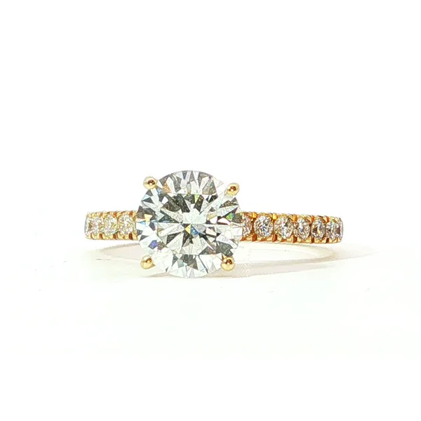 14K Yellow Gold Lab Grown Diamond Engagement Ring Tipton's Fine Jewelry Lawton, OK