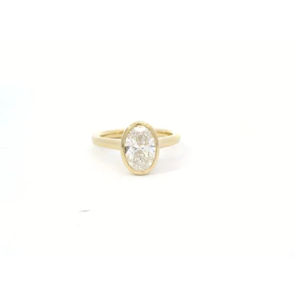 14 Karat Yellow Gold Lab Grown Diamond Engagement Ring Tipton's Fine Jewelry Lawton, OK