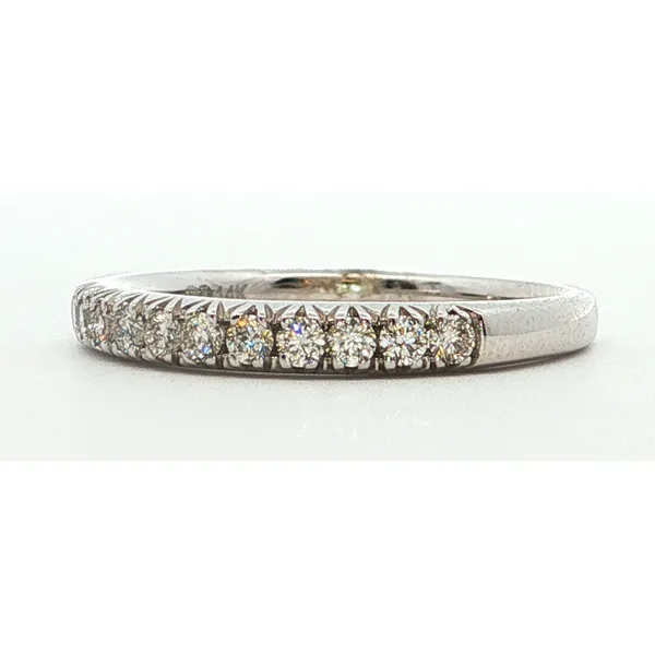 14K White Gold Ladies Diamond Wedding Band Image 2 Tipton's Fine Jewelry Lawton, OK