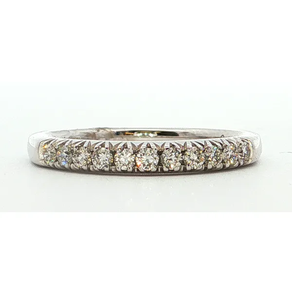 14K White Gold Ladies Diamond Wedding Band Tipton's Fine Jewelry Lawton, OK