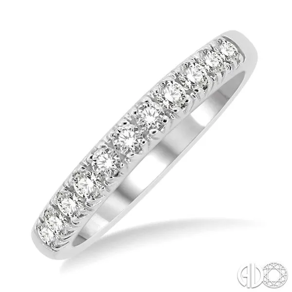 14K White Gold Ladies Diamond Wedding Band Tipton's Fine Jewelry Lawton, OK