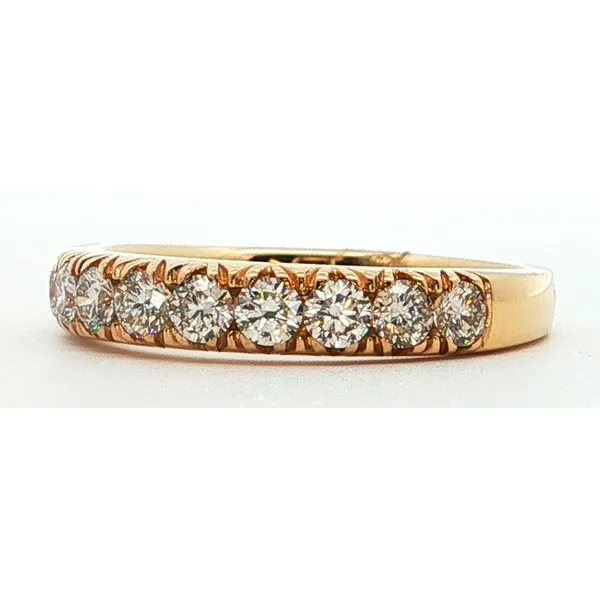 14K Yellow Gold Ladies Diamond Wedding Band Image 2 Tipton's Fine Jewelry Lawton, OK