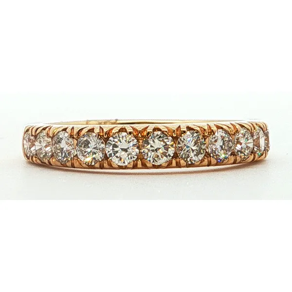 14K Yellow Gold Ladies Diamond Wedding Band Tipton's Fine Jewelry Lawton, OK