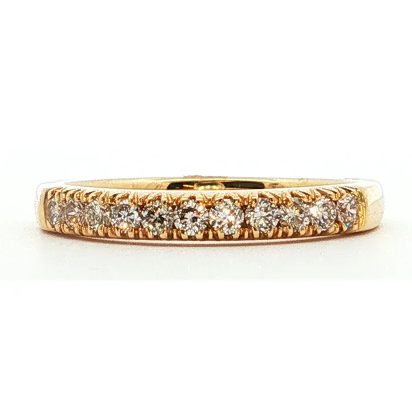 14K Yellow Gold Ladies Diamond Wedding Band Tipton's Fine Jewelry Lawton, OK