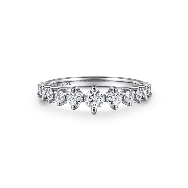 14K White Gold Ladies Diamond Wedding Band Tipton's Fine Jewelry Lawton, OK