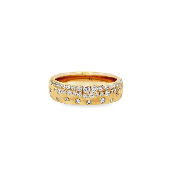 14Kt Yellow Diamond Wedding Band Tipton's Fine Jewelry Lawton, OK