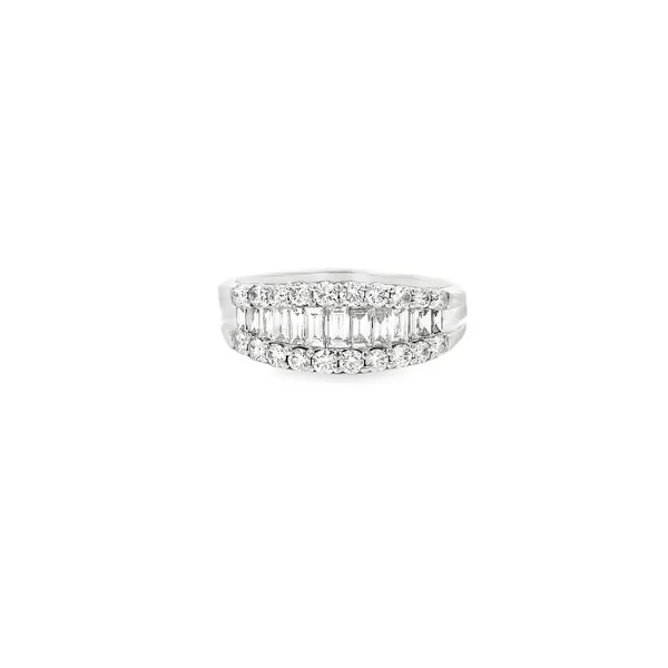 14Kt White Diamond Wedding Band Tipton's Fine Jewelry Lawton, OK
