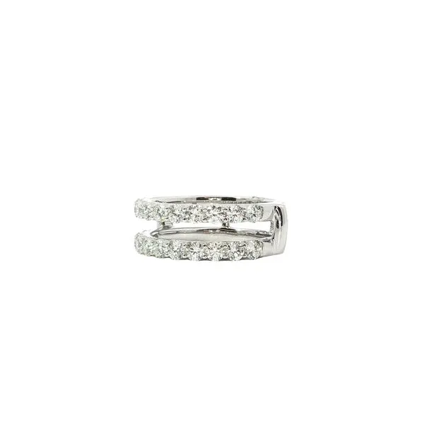 14K White Gold Ladies Diamond Wedding Band Image 2 Tipton's Fine Jewelry Lawton, OK