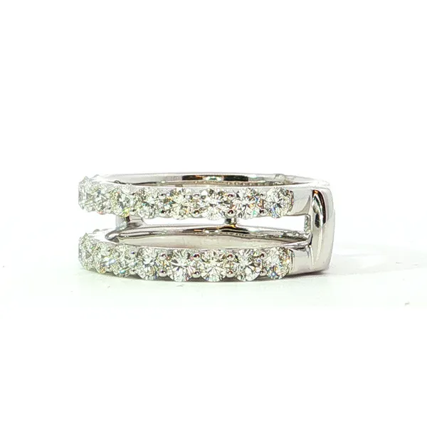 14K White Gold Ladies Diamond Wedding Band Image 2 Tipton's Fine Jewelry Lawton, OK