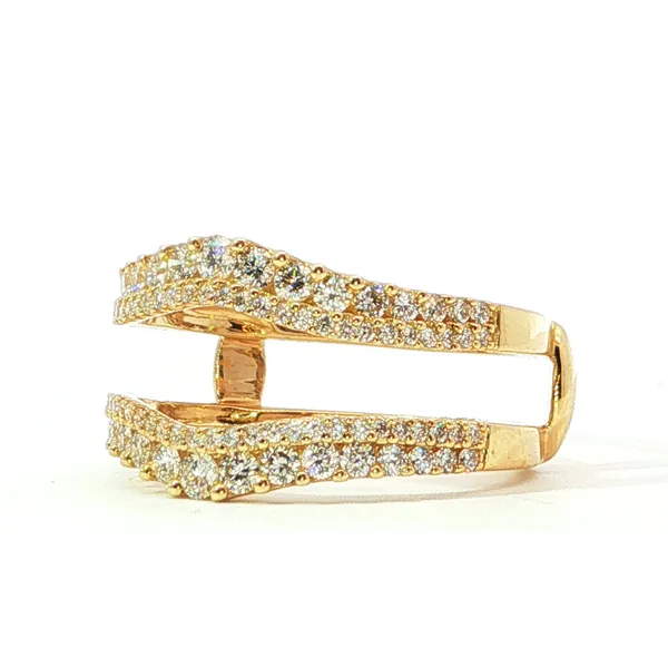 14K Yellow Gold Ladies Diamond Wedding Band Image 2 Tipton's Fine Jewelry Lawton, OK