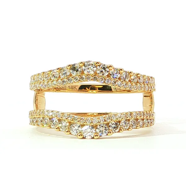 14K Yellow Gold Ladies Diamond Wedding Band Tipton's Fine Jewelry Lawton, OK