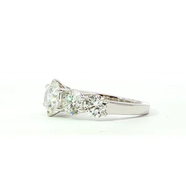 Ladies Lab Grown Diamond Wedding Band Image 2 Tipton's Fine Jewelry Lawton, OK