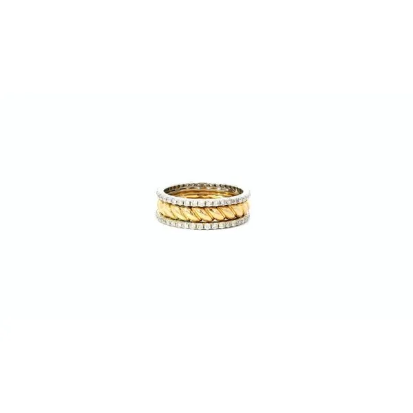 14K Two-Tone Diamond Fashion Ring Tipton's Fine Jewelry Lawton, OK