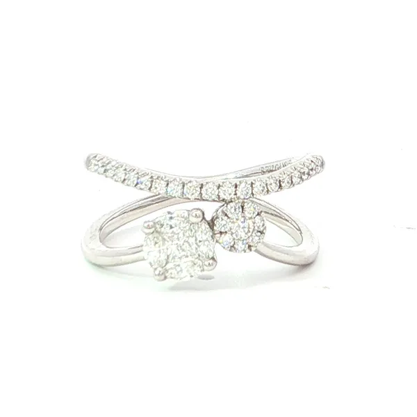 18K White Gold Ladies Diamond Fashion Ring Tipton's Fine Jewelry Lawton, OK