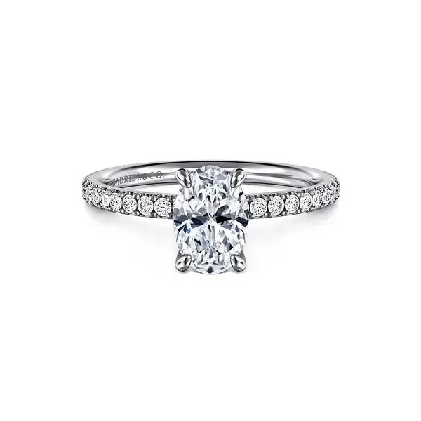 14K White Gold Diamond Semi-Mount Ring Tipton's Fine Jewelry Lawton, OK