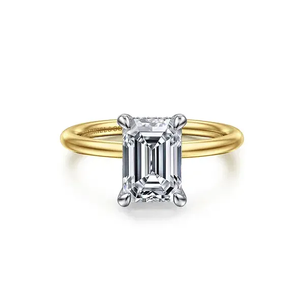 14K Two-Tone Diamond Semi-Mount Ring Tipton's Fine Jewelry Lawton, OK