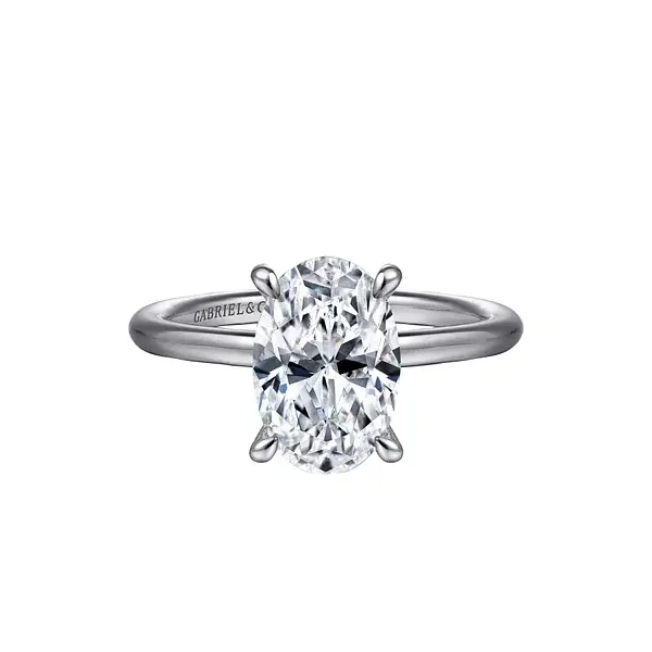 14K White Gold Diamond Semi-Mount Ring Tipton's Fine Jewelry Lawton, OK