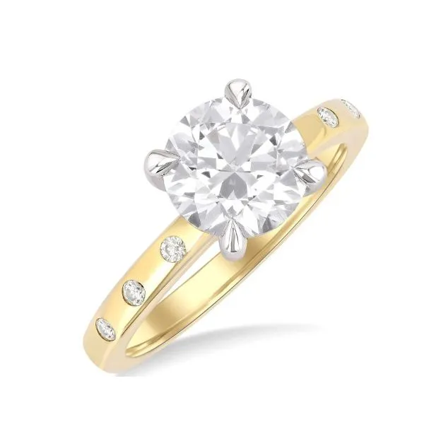 14Kt Yellow Gold Diamond Semi-Mount Ring Tipton's Fine Jewelry Lawton, OK