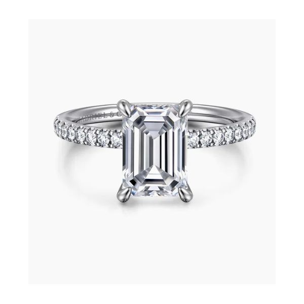 14K White Gold Diamond Semi-Mount Ring Tipton's Fine Jewelry Lawton, OK