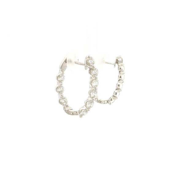 Diamond Earrings Image 2 Tipton's Fine Jewelry Lawton, OK