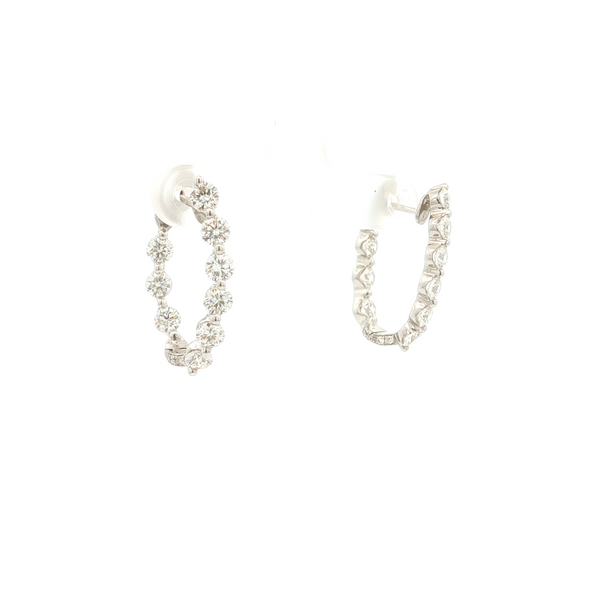 Diamond Earrings Image 3 Tipton's Fine Jewelry Lawton, OK