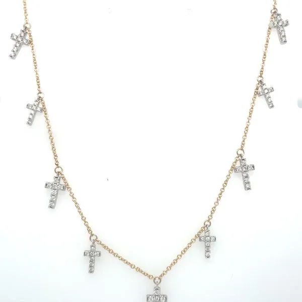 14K White Gold Diamond Pendant Tipton's Fine Jewelry Lawton, OK