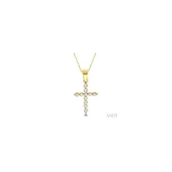 10K Yellow Gold Diamond Pendant Tipton's Fine Jewelry Lawton, OK