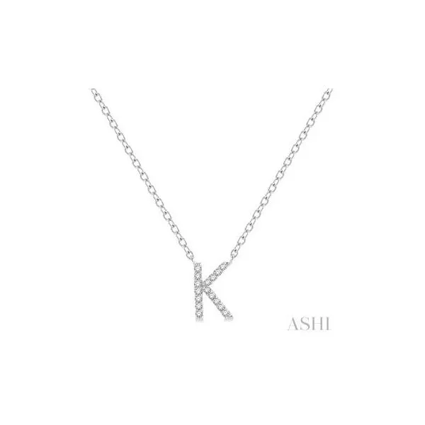 10K White Gold Diamond Pendant Tipton's Fine Jewelry Lawton, OK