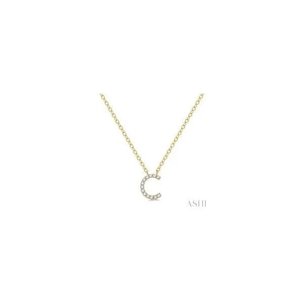 10K Yellow Gold Diamond Pendant Tipton's Fine Jewelry Lawton, OK