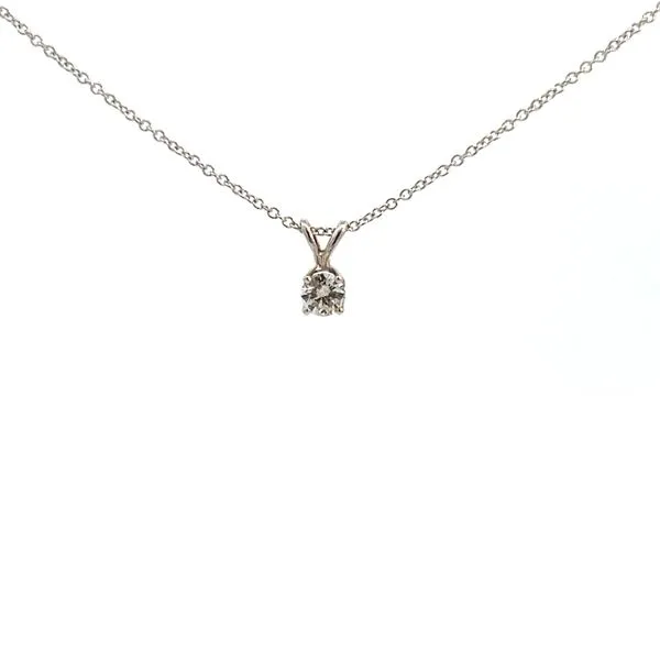 14K White Gold Diamond Pendant Tipton's Fine Jewelry Lawton, OK