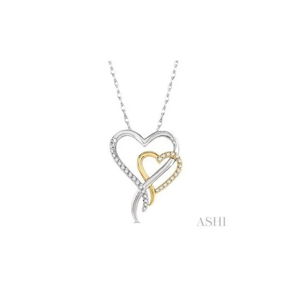 Diamond Double Hearts Pendant Tipton's Fine Jewelry Lawton, OK