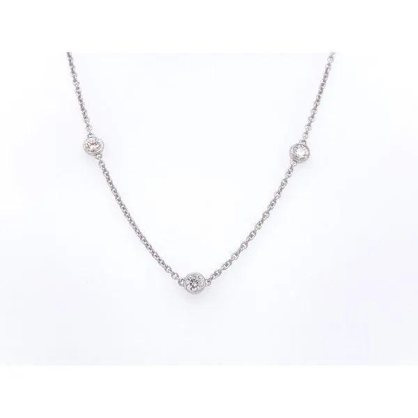 14K White Gold Diamond Necklace Tipton's Fine Jewelry Lawton, OK