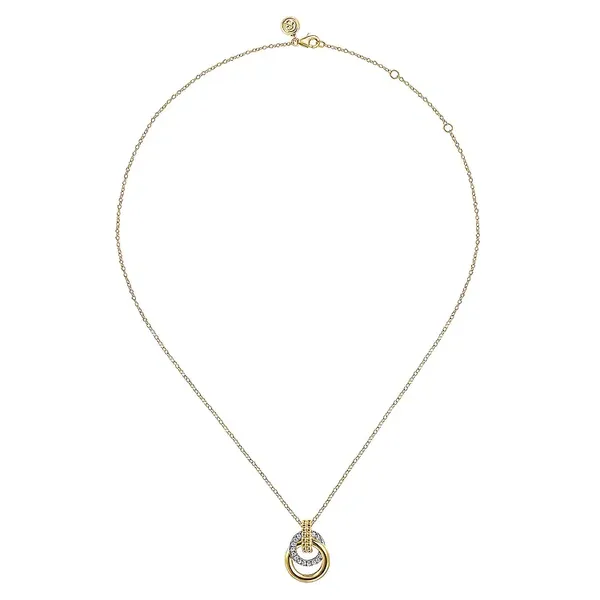 14K Yellow Gold Bujukan Diamond Pendant Necklace Tipton's Fine Jewelry Lawton, OK