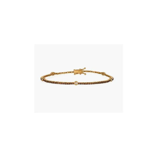 14K Yellow Gold Diamond Bracelet Tipton's Fine Jewelry Lawton, OK