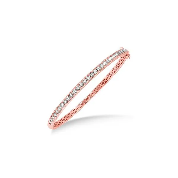 14K Rose Gold Diamond Bracelet Tipton's Fine Jewelry Lawton, OK