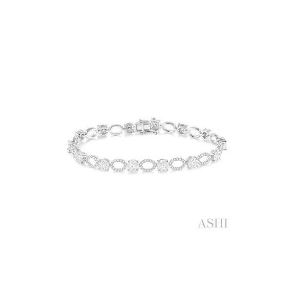 14K White Gold "Lovebright" Diamond Bracelet Tipton's Fine Jewelry Lawton, OK
