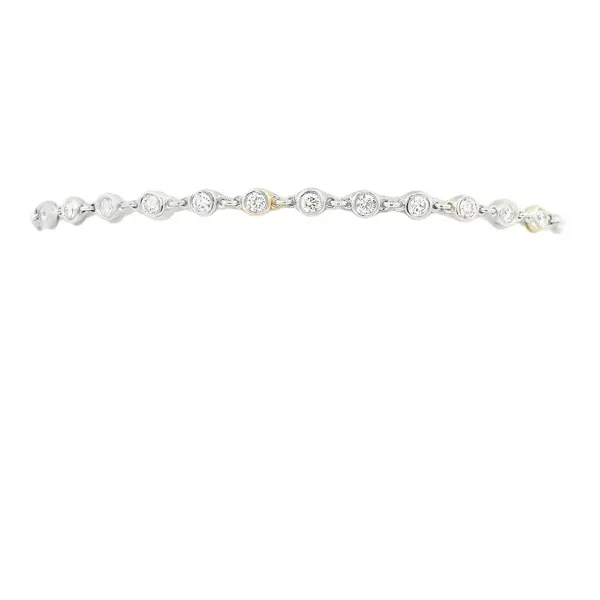 14K White Gold Diamond Bolo Bracelet Tipton's Fine Jewelry Lawton, OK