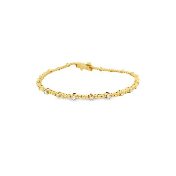 14K Yellow Gold Beaded Tennis Bracelet Tipton's Fine Jewelry Lawton, OK