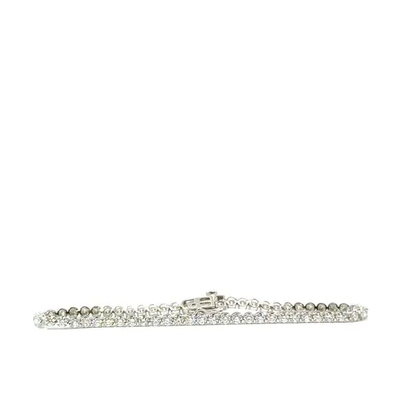 14K White Gold Lab Grown Diamond Bracelet Tipton's Fine Jewelry Lawton, OK